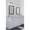 Z-Lite Lauren Vanity, 2-Light, 16 In.W x 6.5 In.L x 8.5 In.H, Brushed Nickel/Clear 819-2V-BN - alternate 3